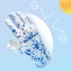 imageBASSDASH ALTIMATE Fishing Gloves Sun Protection Fingerless Hunting UPF 50 Mens Womens UV GlovesBlue Ink Camo