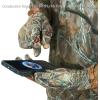 imageBASSDASH Mens Camo Hunting Gloves UPF 50 Lightweight Touchscreen Gloves for Warm Weather Fishing Hiking Outdoor ActivitiesMicrofiber palm  Autumn Forest