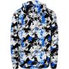 imageBASSDASH Mens Fishing Fleece Hoodie with Neck Gaiter Water Resistant Performance Hunting Sweatshirt FS18MBlueblack Camo No Logo at Sleeve