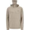 imageBASSDASH Mens Fishing Fleece Hoodie with Neck Gaiter Water Resistant Performance Hunting Sweatshirt FS18MHeather Oatmeal
