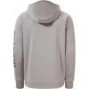 imageBASSDASH Mens Fishing Fleece Hoodie with Neck Gaiter Water Resistant Performance Hunting Sweatshirt FS18MLight Heather Grey