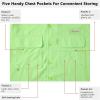 imageBASSDASH Mens Performance Fishing Hiking Shirt UPF 50 Button Down Long Sleeve Quick Dry FS21MApple Green