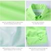 imageBASSDASH Mens Performance Fishing Hiking Shirt UPF 50 Button Down Long Sleeve Quick Dry FS21MApple Green