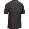 imageBASSDASH Mens UPF 50 Sun Protection Fishing Shirt Short Sleeve UV TShirtDark GreyGrey Logo