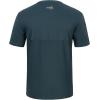 imageBASSDASH Mens UPF 50 Sun Protection Fishing Shirt Short Sleeve UV TShirtSlate BlueGrey Logo