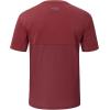 imageBASSDASH Mens UPF 50 Sun Protection Fishing Shirt Short Sleeve UV TShirtWashed RedGrey Logo