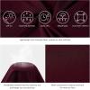 imageBASSDASH Fishing T Shirts for Men UV Sun Protection UPF 50 Long Sleeve Tee TShirtBurgundyWhite Logo