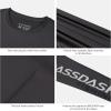 imageBASSDASH Fishing T Shirts for Men UV Sun Protection UPF 50 Long Sleeve Tee TShirtDark GreyGrey Logo