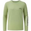 imageBASSDASH Fishing T Shirts for Men UV Sun Protection UPF 50 Long Sleeve Tee TShirtLintDark Grey Logo