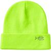 imageBASSDASH Winter Stretchy Knit Beanie Hats Soft Warm for Men Women Lightweight Stylish Unisex Cuffed BeaniesElectric Lime