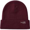 imageBASSDASH Winter Stretchy Knit Beanie Hats Soft Warm for Men Women Lightweight Stylish Unisex Cuffed BeaniesMaroon