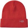 imageBASSDASH Winter Stretchy Knit Beanie Hats Soft Warm for Men Women Lightweight Stylish Unisex Cuffed BeaniesTomato Red