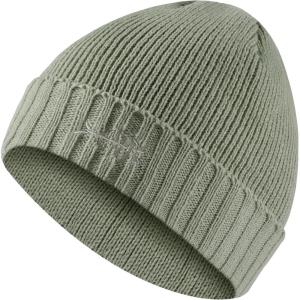 imageBASSDASH Winter Beanie Hats with Fleece Lining Thick Warm for Men Women Stretchy Fit Unisex Cuffed Knit HatPea Green