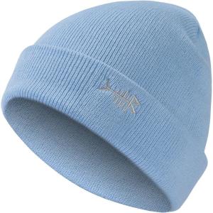imageBASSDASH Winter Stretchy Knit Beanie Hats Soft Warm for Men Women Lightweight Stylish Unisex Cuffed BeaniesLight Blue