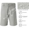 imageBASSDASH 105 Mens Fishing Cargo Shorts Quick Dry UPF 50 Water Resistant FP01MCool Grey