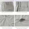 imageBASSDASH 105 Mens Fishing Cargo Shorts Quick Dry UPF 50 Water Resistant FP01MCool Grey