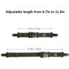 imageBASSDASH Adult Sternum Strap Adjustable Chest Strap for Backpack with Buckle 2Pack Updated Clip  Army Green