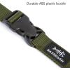 imageBASSDASH Adult Sternum Strap Adjustable Chest Strap for Backpack with Buckle 2Pack Updated Clip  Army Green
