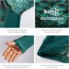 imageBASSDASH FS14M Mens Camo Gradient Performance Long Sleeve Fishing Shirt UPF50Green Scales Gradient