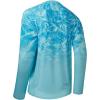 imageBASSDASH FS14M Mens Camo Gradient Performance Long Sleeve Fishing Shirt UPF50Ripple Water Gradient