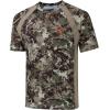 imageBASSDASH Mens Camo Shirt UPF 50 WrinkleFree Breathable Short Sleeve UV Protection TShirt for Hunting Hiking SR02MGrunge Camo