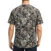 imageBASSDASH Mens Camo Shirt UPF 50 WrinkleFree Breathable Short Sleeve UV Protection TShirt for Hunting Hiking SR02MGrunge Camo