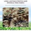 imageBASSDASH Mens Camo Shirt UPF 50 WrinkleFree Breathable Short Sleeve UV Protection TShirt for Hunting Hiking SR02MHighland