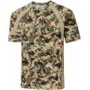 imageBASSDASH Mens Camo Shirt UPF 50 WrinkleFree Breathable Short Sleeve UV Protection TShirt for Hunting Hiking SR02MHighland