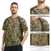 imageBASSDASH Mens Camo Shirt UPF 50 WrinkleFree Breathable Short Sleeve UV Protection TShirt for Hunting Hiking SR02MReeds