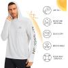 imageBASSDASH Mens UPF 50 Graphic Fishing Hoodie Shirts UV Sun Protection Long Sleeve Moisture Wicking Performance FS48MWhiteSalmon