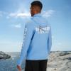 imageBASSDASH Mens UPF 50 Graphic Fishing Hoodie Shirts with Mask Pocket UV Long Sleeve Moisture Wicking FS47MCarolinaDry Fly