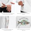 imageBASSDASH Mens UPF 50 Graphic Fishing Hoodie Shirts with Mask Pocket UV Long Sleeve Moisture Wicking FS47MWhiteSalmon