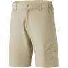 imageBASSDASH 105 Mens Fishing Cargo Shorts Quick Dry UPF 50 Water Resistant FP01MLight Khaki
