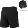 imageBASSDASH Mens 7 Fishing Shorts UPF 50 Lightweight Water Resistant Quick Dry for Hiking with Zipper Pocket FP06MBlackSplash Black
