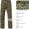 imageBASSDASH Mens Lightweight Hunting Pants 4Way Stretch Breathable Water Resistant for Turkey Early Season Spring SummerMossy Wood