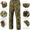 imageBASSDASH Mens Lightweight Hunting Pants 4Way Stretch Breathable Water Resistant for Turkey Early Season Spring SummerReeds