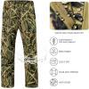 imageBASSDASH Mens Lightweight Hunting Pants 4Way Stretch Breathable Water Resistant for Turkey Early Season Spring SummerReeds