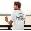 imageBASSDASH Mens UPF 50 Fishing Graphic TShirts Pocket Short Sleeve Shirt Quick Dry UV Sun Protection Casual Outdoor FS46MWhiteSalmon