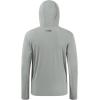 imageBASSDASH Mens UPF 50 Fishing Hoodie Shirts with Chest Pocket Lightweight UV Sun Protection Long Sleeve Hiking Sports FS34MAsh Grey