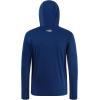 imageBASSDASH Mens UPF 50 Fishing Hoodie Shirts with Chest Pocket Lightweight UV Sun Protection Long Sleeve Hiking Sports FS34MDark Blue