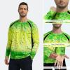 imageBASSDASH Mens UPF 50 WrinkleFree Fishing Shirt Long Sleeve Casual Tee with Breathable Mesh for Hiking Running SR01MMahi 