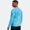imageBASSDASH Mens UPF 50 WrinkleFree Fishing Shirt Long Sleeve Casual Tee with Breathable Mesh for Hiking Running SR01MRipple Water Gradient