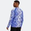 imageBASSDASH Mens UPF 50 WrinkleFree Fishing Shirt Long Sleeve Casual Tee with Breathable Mesh for Hiking Running SR01MWater Wave Camo