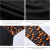 imageBASSDASH UPF 50 Fishing Tee for Men Camo Long Sleeve Shirt Quick Dry SweatshirtsBlackBlack  Orange Fishes