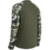 imageBASSDASH UPF 50 Fishing Tee for Men Camo Long Sleeve Shirt Quick Dry SweatshirtsOlive GreenTactical Camo
