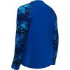 imageBASSDASH UPF 50 Fishing Tee for Men Camo Long Sleeve Shirt Quick Dry SweatshirtsRoyal BlueBlue Digital Camo