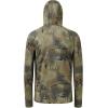 imageBASSDASH UPF 50 Mens Hunting Shirts with Mask Long Sleeve Camo Fishing HoodiePython Camo
