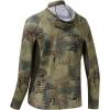 imageBASSDASH UPF 50 Mens Hunting Shirts with Mask Long Sleeve Camo Fishing HoodiePython Camo