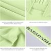imageBASSDASH UPF 50 Mens UV Sun Protection Long Sleeve Performance Fishing Hoodie Hooded ShirtsApple GreenDark Grey Logo