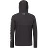 imageBASSDASH UPF 50 Mens UV Sun Protection Long Sleeve Performance Fishing Hoodie Hooded ShirtsDark GreyGrey Logo